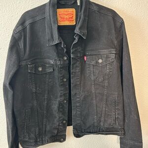 Levi's Classic Black Denim Jacket